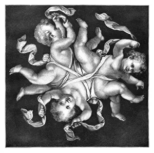Triskele symbol of three angels