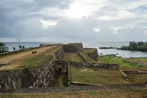 Images Dated 28th September 2016: The Triton bastion of the ancient sea fortress. Historical landmark of the city Galle, Sri Lanka