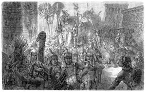 Pharaoh Prints: Triumphal procession of the Pharaoh