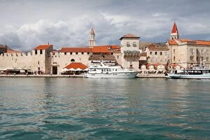 Images Dated 18th September 2016: Trogir, Croatia. Historic center of old town, waterfront view