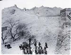 Patrolling Prints: Us Troop Patroling Sector Of Great Wall