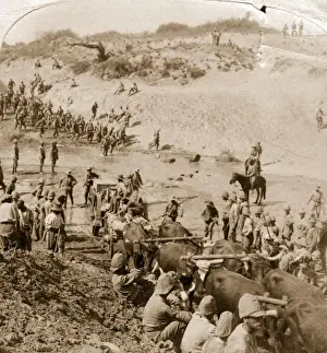 Conflict Boer Prints: Troops Advancing
