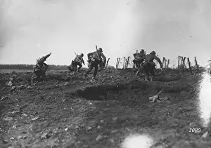 German Military Prints: Troops Advancing