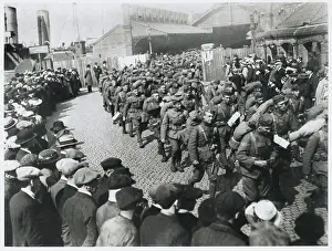 Liverpool Prints: US Troops Arriving in England