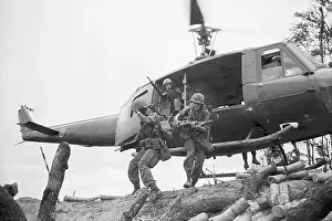 A Shau Valley Prints: Troops Arriving in Helicopter