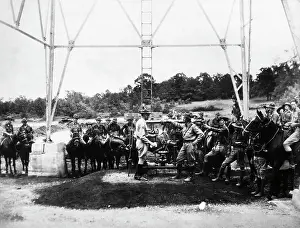 Closing Prints: Troops Closing Down Oil Well