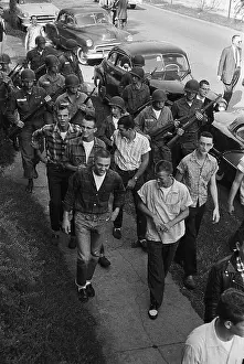 101st Airborne Division Prints: Troops Escorting Students Away