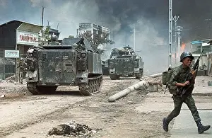 Vietcong Prints: Troops Fighting in North Saigon