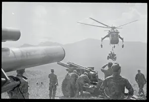 Dong Ha Prints: Troops Firing Howitzers