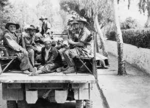 Troops Guarding Captured Rebels