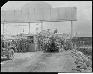 Incheon Prints: US Troops Guarding Gate