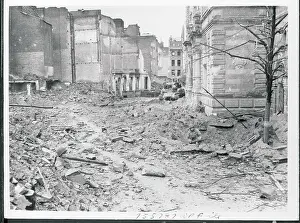 Cologne Prints: US Troops Hold Positions in Bombed-out Cologne