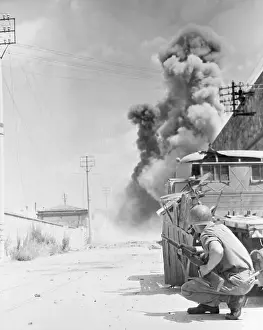US Troops in Italian Bombardment 1944