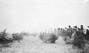 Cannon Prints: Troops Lined Up with Cannons