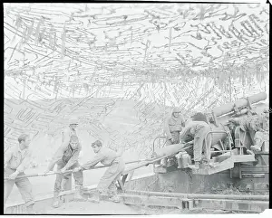 Bologna Prints: US Troops Load 240mm Howitzer Near Bologna 1944