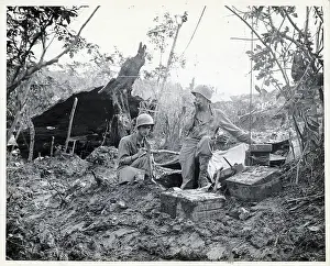 Philippines Prints: Troops Members of the 32nd Division