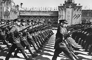 Troops Of Moscow Garrison Parade