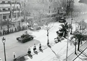 Nationalist Prints: Troops Parade In Barcelona