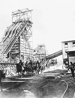 Striking Prints: Troops Patrol Mine District South Africa