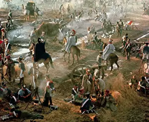 Troops Resting in Their Encampment in Film Waterloo