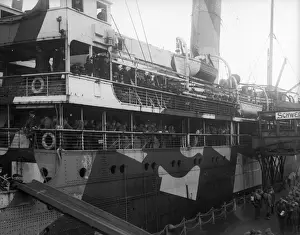 Steamboat Prints: Troopship Docks
