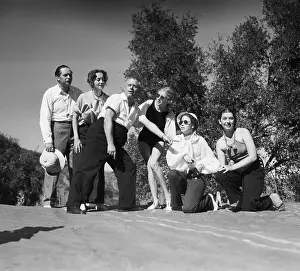 Choreographer Prints: Troupe Rehearsing Shakespeare Play