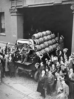 Truck Prints: Truck Leaving Brewery at the End of Prohibition