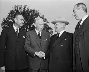 Truman, Acheson, Geroge C.Marshall, Harrima