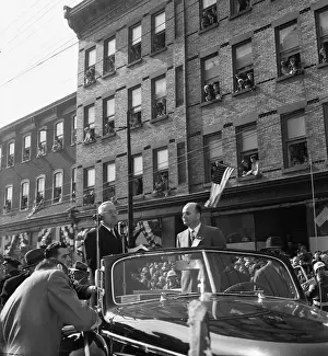 Yonkers Prints: Truman Campaigning from Car