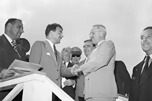 William Odwyer Prints: Truman Meeting Governor Dewey