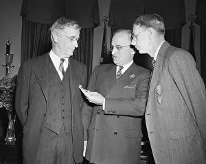 Presentation Prints: Truman Presenting Medal to Atomic Scientists