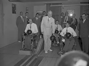 Disabled Prints: Truman and Vets Bowling