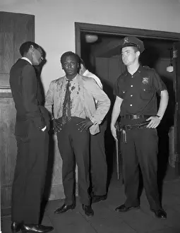 Trumpeter Miles Davis Being Arrested