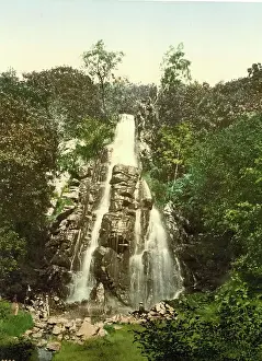 Photochromic Printing Prints: The Trusenfall near Bad Liebenstein in Thuringia
