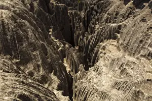 Karst Formation Prints: Tsingy de Bemaraha National Park. Unesco World Heritage in Madagascar