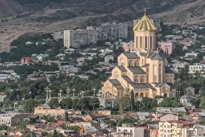 Georgia Country Prints: Tsminda Sameba Church (The Holy Trinity Cathedral of Tbilisi)