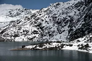 Tsongmo Lake in Sikkim, India