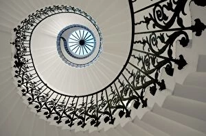 Spiral Stair Abstracts Collection: Tulip Stairs, The Queens House