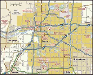 Tulsa area map
