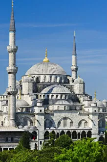 Islam Collection: Turkey, Istanbul, Blue Mosque