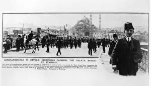 Landscape Male Facial Prints: Turkish Revolt