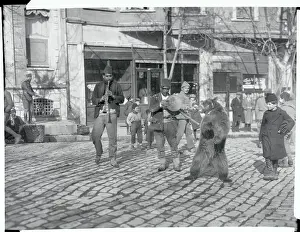 Turkish Street Band Performing with Bear