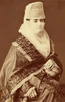 Cape Prints: Turkish Woman Wearing a Veil