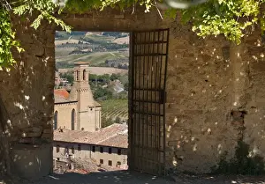 Accessibility Prints: Tuscan Gateway looking over Italian countryside
