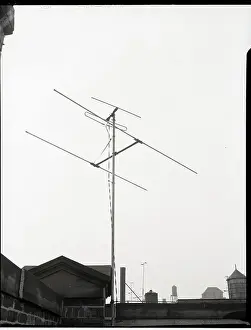 Antenna Prints: TV Antenna on Rooftop