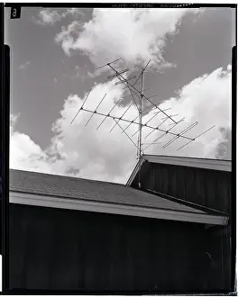 Antenna Prints: TV Antenna on Rooftop