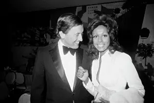 TV Host David Frost and Actress Diahann Carroll