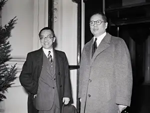 T.V. Soong and Dr. Hu Shih