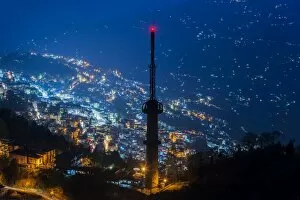 Images Dated 15th April 2012: TV tower at Gangtok, Sikkim, India