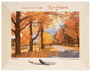 TWA New England Fall Poster